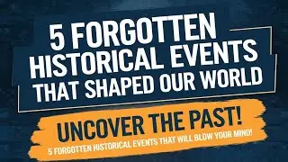 5 Forgotten Historical Events That Shaped Our World!!!! 😲