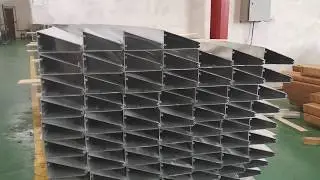 stretch forming & stretch bending machine-G Clef A2D35T curtain wall profile, facade bending