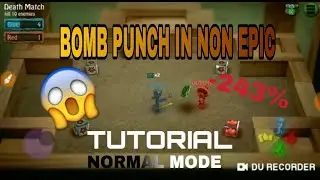 Non Epic Land mine punch trick by #Legend boy ||Phoenix Squad|| #Android Bombsquad