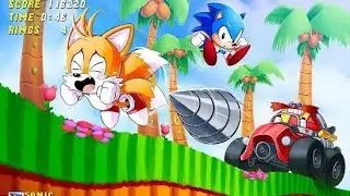 Emerald hill in sonic mania!!