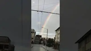 Радуга 🌈 Цюрих, но не та про которую тут говорят. #funny #обзор #automobile #switzerland  #1million