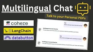 MULTILINGUAL CHATBOT 🤖  USING  @CohereAI  embedding models, @databutton  and @LangChain