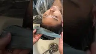 Satisfying Foam Hair Spa Transformation ✨ | Salon Treatment #Shorts  #luzo #salonsinmumbai  #hairspa