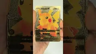 Gold Pokemon Cards - Pikachu #pokemoncards