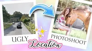 Ugly Location Photoshoot Challenge HORSE EDITION | felinehoi