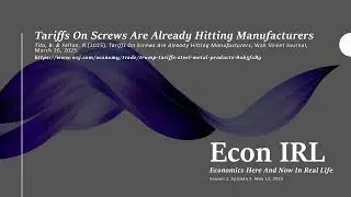Tariffs Impacting Screw and Fastener Costs