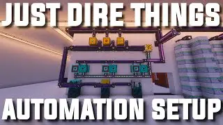 A simple just dire things Shadowpulse goo automation setup in ALL THE MODS 10!