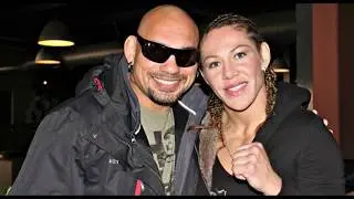 Evangelista Santos and his wife Cristiane Justino