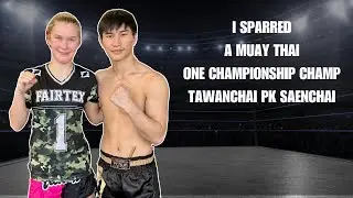 Smilla Sundell Spars With Tawanchai PK Saenchai