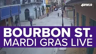 Live Bourbon St. Camera (from Arnaud's balcony)