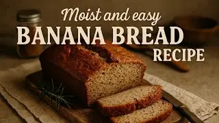 How to make the Perfect Banana Bread | Very Moist Banana Bread | Easy Recipe
