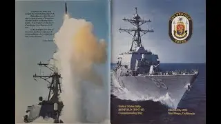 USS Benfold DDG-65 Commissioning Book 30 March 1996 - Arleigh Burke Class Guided Missile Destroyer