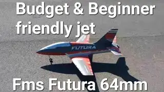 Fms Futura 64mm edf jet. beginner friendly on a budget. #smokeymountainrc #fmshobby #rcjet