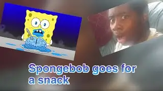 Spongebob goes for snack REACTION!!!!!! Sandy crazy 😨