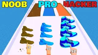 NOOB vs PRO vs HACKER in Sneaker Stack 3D