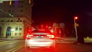 Heading West On Deserted East State Street - Rockford Illinois - Gopro Dashcam Drive