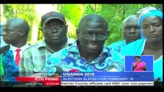 Official final day of dramatic campaigns of presidential candidates in the Uganda elections