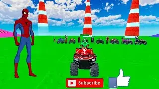 Spider Man Car Racing Video#trending #viral #gaming #Madmax #@Madmax-sajal