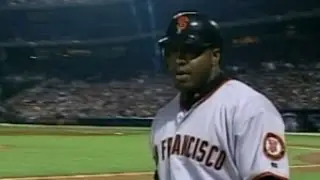 2002 NLDS Gm5: Bonds homers to deep left-center field