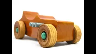 Handmade Wood Toy Car Hot Rod Freaky Ford 27 TBucket 572905077