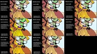 Game Boy Interface (GBI) matrix (color schemes) sidy by side comparison