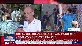 Francja kontra Argentyna od godz. 16 w TVP1. Finał mundialu skomentuje red. Dariusz Szpakowski