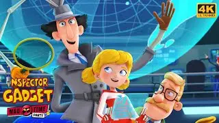 Inspector Gadget Mad Time Party 4K | The Movie All Game Cutscenes | Portugu&ecirc;s | ZigZagGamerPT