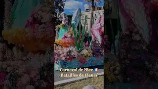 Carnival of Nice, Flower Parade / Carnaval de Nice, Batailles de Fleurs #NiceCarnival