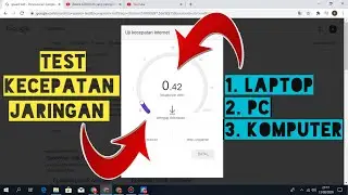Cara Cek Kecepatan Internet Di Laptop Dan Pc