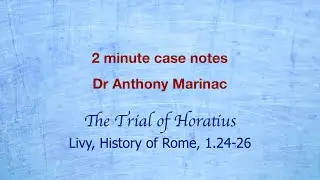 Trial of Horatius (Roman Law)