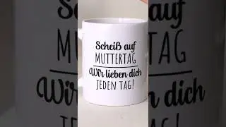 ☕ Unsere Mama &ndash; Tasse f&uuml;r Eltern! 💖✨ #shorts #geschenk #mama #eltern