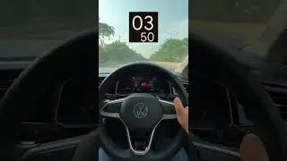Volkswagen Virtus 1.5 GT Plus DSG  0-100 Test || Volkswagen Virtus Aggressive Mode |