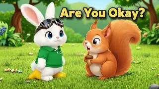 Coco and the Squirrel Who Fell 🐿️🐰 | A Gentle, Heartwarming Moment