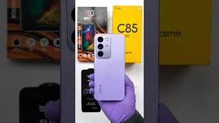 Realme C85 5G Tempered Glass Screen Guard Protector Unboxing ASMR #shorts