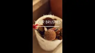 WASH YOUR BRUSHES with SIGMA