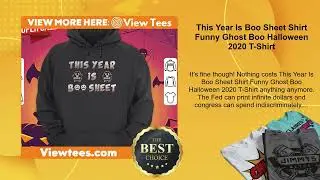 This Year Is Boo Sheet Shirt Funny Ghost Boo Halloween 2020 T-Shirt