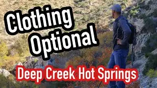 Deep Creek Hot Springs from Bradford Ridge Path Trail Head 4K
