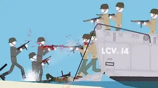 D-Day Landing [Normandy landing] in People Playground @s.a.n.d.i.k