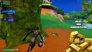 How to EASILY Collect bars from eliminated players in Fortnite