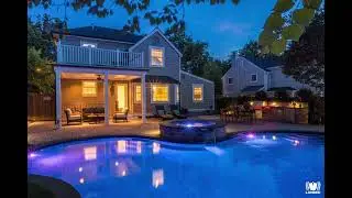 Outdoor Kitchen, Pool & Spa in Alexandria, Virginia