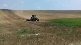 2016 Gyönk tárcsázás Claas Axion 820+Mandam