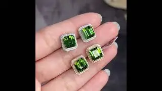 Natural Tourmaline Jewelry Matching #shortvideo #tourmaline #gemstone #gemstonejewelry