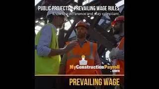 Public Projects = Prevailing Wage Rules.