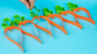 DIY Easter Decor: How to Make a Easy Carrot Garland!
