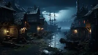 Medieval Winter Music - Medieval Lake Town