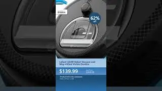 Lefant LiDAR Robot Vacuum and Mop 450ml Visible Dustbin