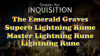 Dragon Age: Inquisition - Master Lightning Rune, Superb Lightning Rune - Emerald Graves
