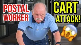 POSTAL WORKER TRIES TO ATTACK AUDITOR & LIES!