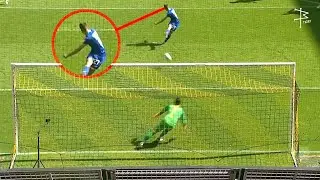 Rare Penalty Goals in Football