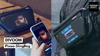🔴 Divoom Pixoo-SlingBag | Smart Sling For The Urban Life